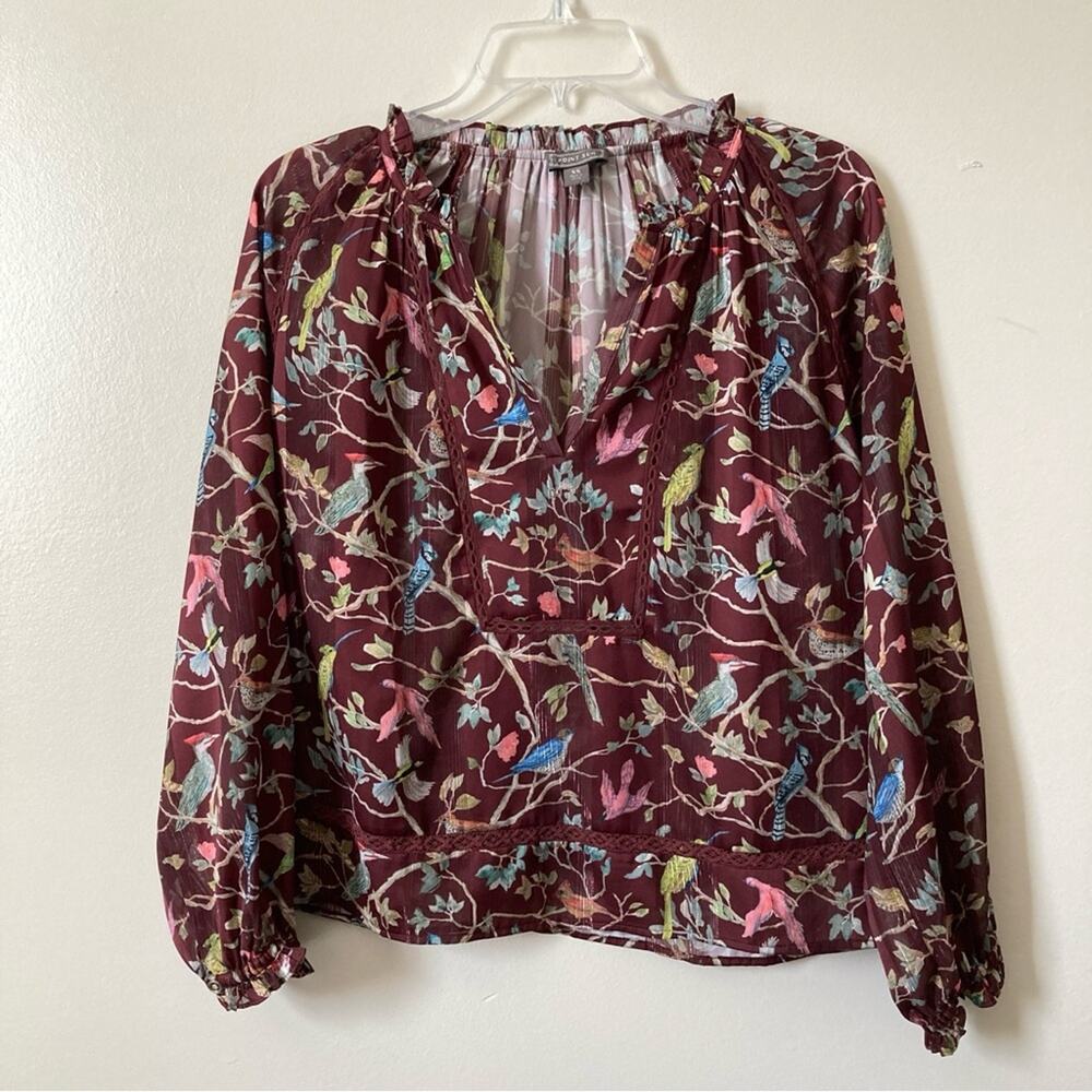 J.Crew Point Sur Popover in Menagerie Print XS - Picture 1 of 9